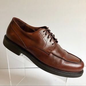 Johnston & Murphy Express Brown Oxford  Sz 10.5 M